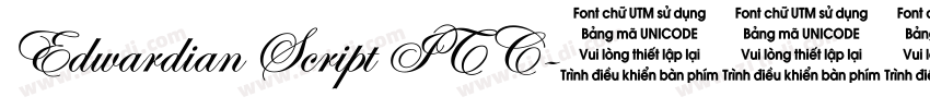 Edwardian Script ITC字体转换